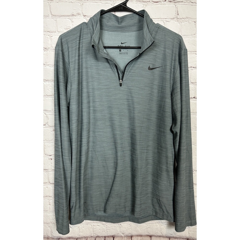 Nike Dri-FIT 1/4 Zip Long Sleeve Running Active Shirt‎ Top Men's Size S, EUC